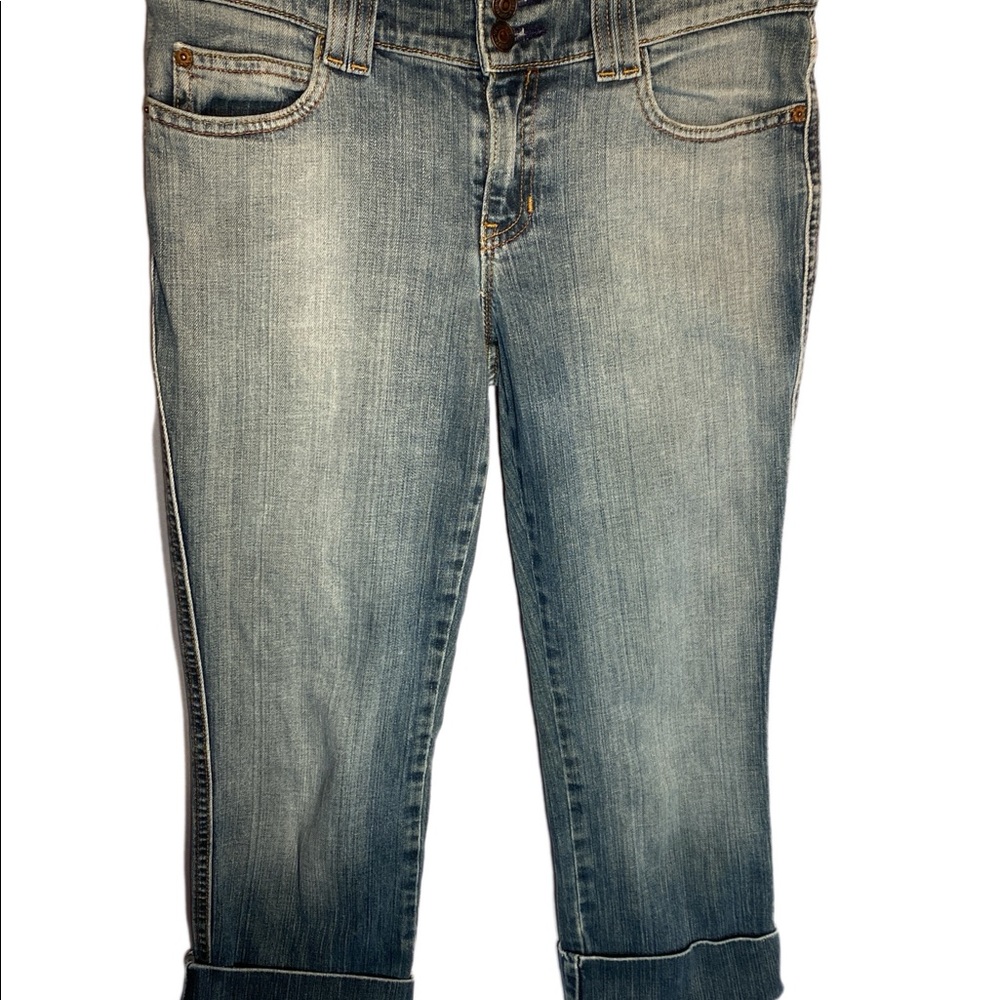 Gap Low Rise Cropped Jeans Size 6 EUC
